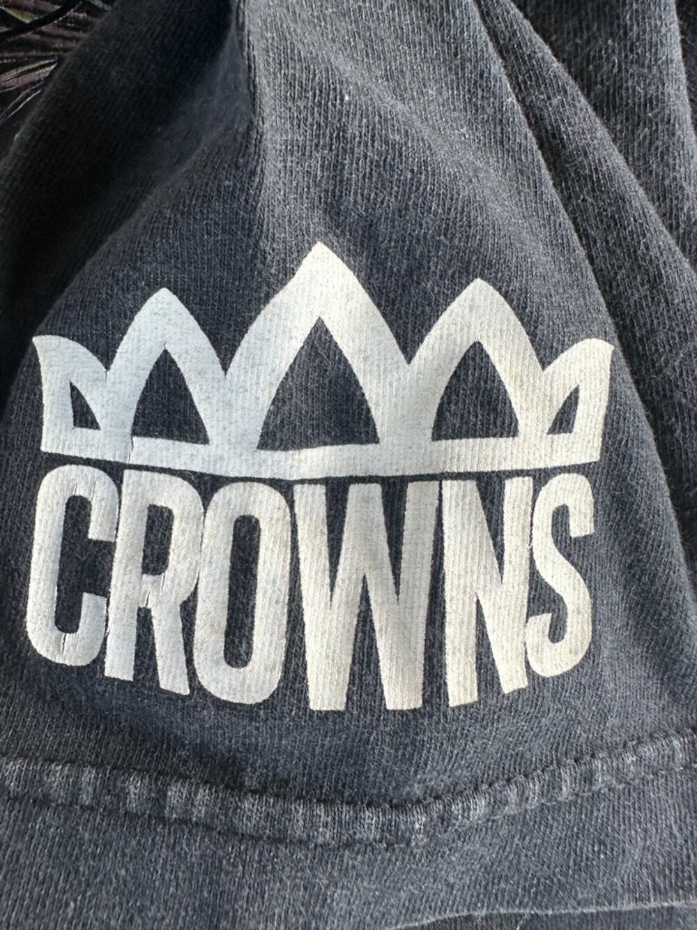 Crowns Team Guam Men's Black T Shirt Size Large GU Hafa Adai - Picture 3 of 5